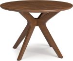 Signature Design by   Round Dining Room Table, Seats up to 4, Brown